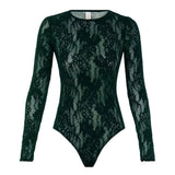 Zimmermann Lace Bodysuit - Vermillion