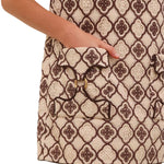 Zimmermann Luna Guipure Shift Dress - Vermillion