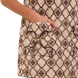 Zimmermann Luna Guipure Shift Dress - Vermillion