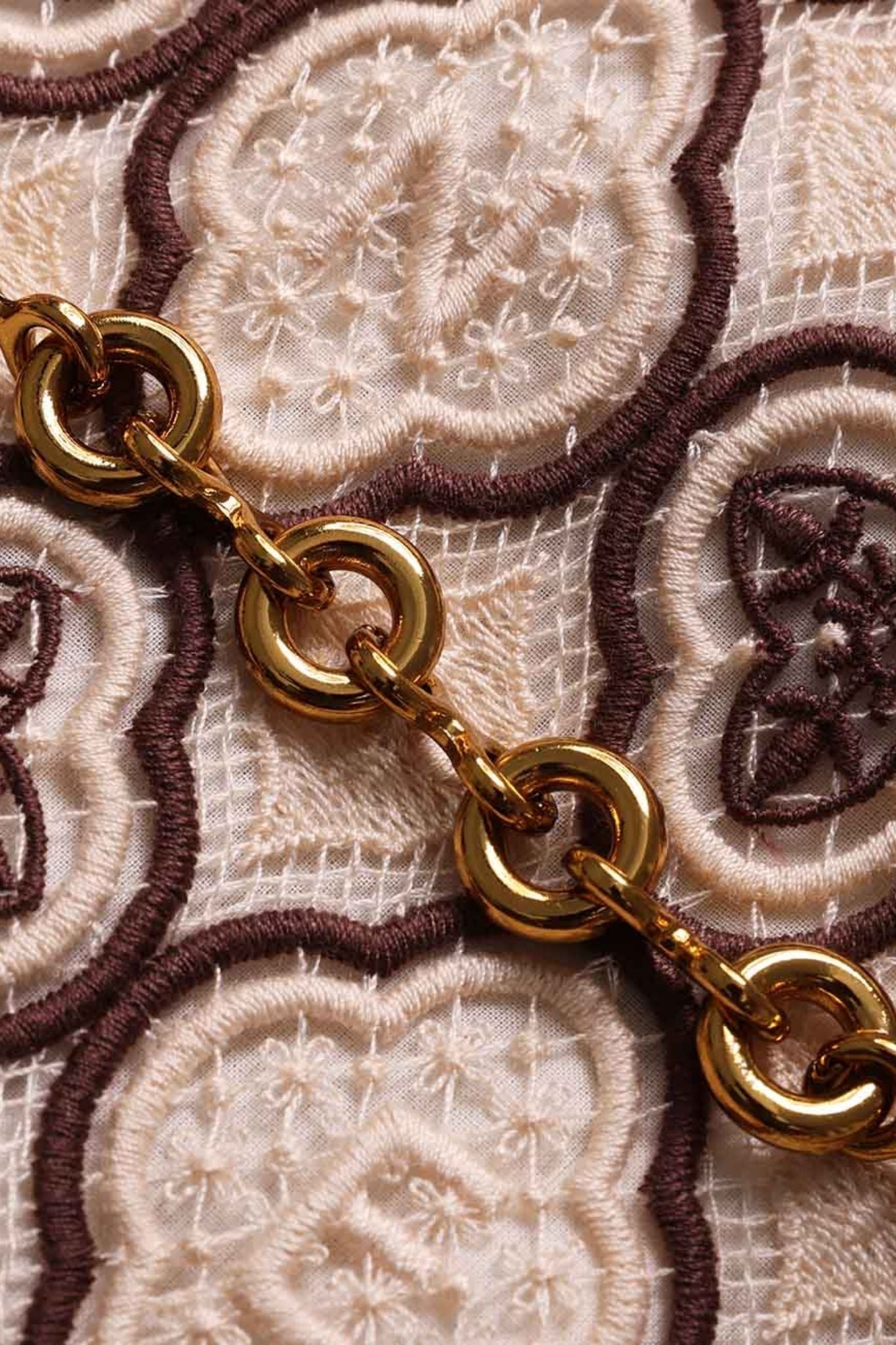 Zimmermann Luna Guipure Shift Dress - Vermillion