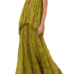 Zimmermann Luna Lace Bandeau Gown - Vermillion