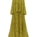 Zimmermann Luna Lace Bandeau Gown - Vermillion