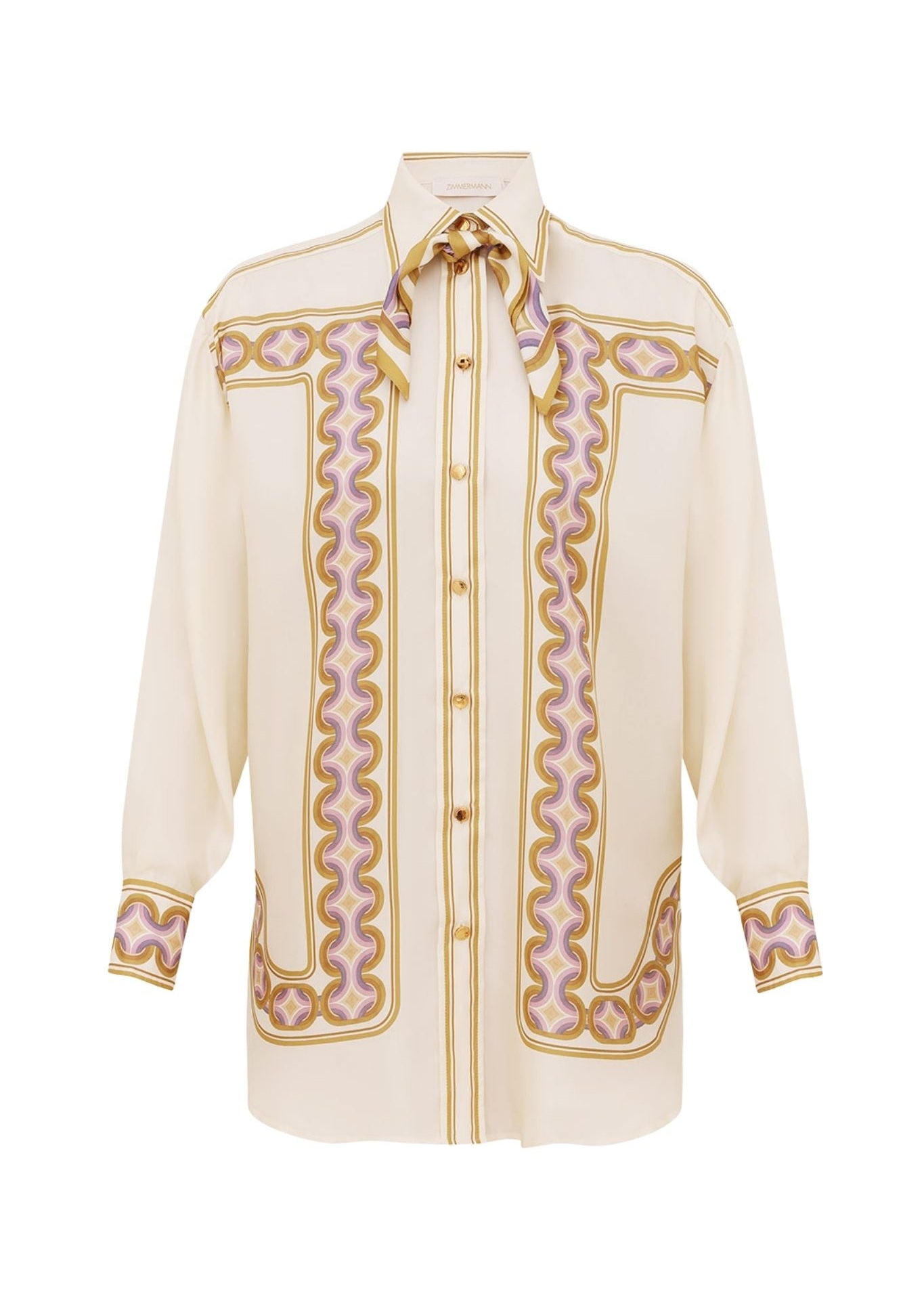 Zimmermann Luna Retro Shirt - Vermillion