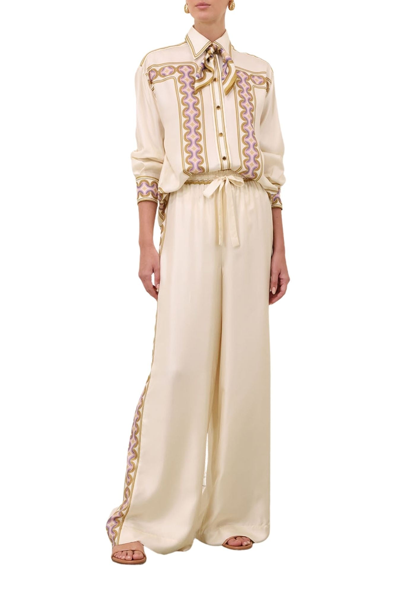 Zimmermann Luna Retro Shirt - Vermillion