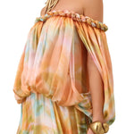 Zimmermann Luna Twist Billow Gown - Vermillion