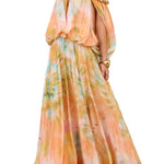 Zimmermann Luna Twist Billow Gown - Vermillion