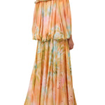 Zimmermann Luna Twist Billow Gown - Vermillion