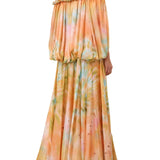 Zimmermann Luna Twist Billow Gown - Vermillion