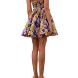 Zimmermann Luna V Neck Mini Dress - Vermillion