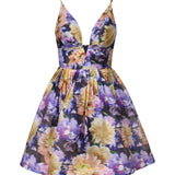 Zimmermann Luna V Neck Mini Dress - Vermillion