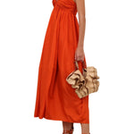 Zimmermann Mahon Halter Maxi Dress - Vermillion