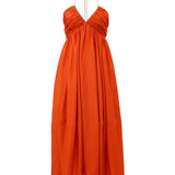 Zimmermann Mahon Halter Maxi Dress - Vermillion