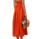 Zimmermann Mahon Halter Maxi Dress - Vermillion