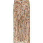 Zimmermann Pavillion Rouleau Maxi Skirt - Vermillion