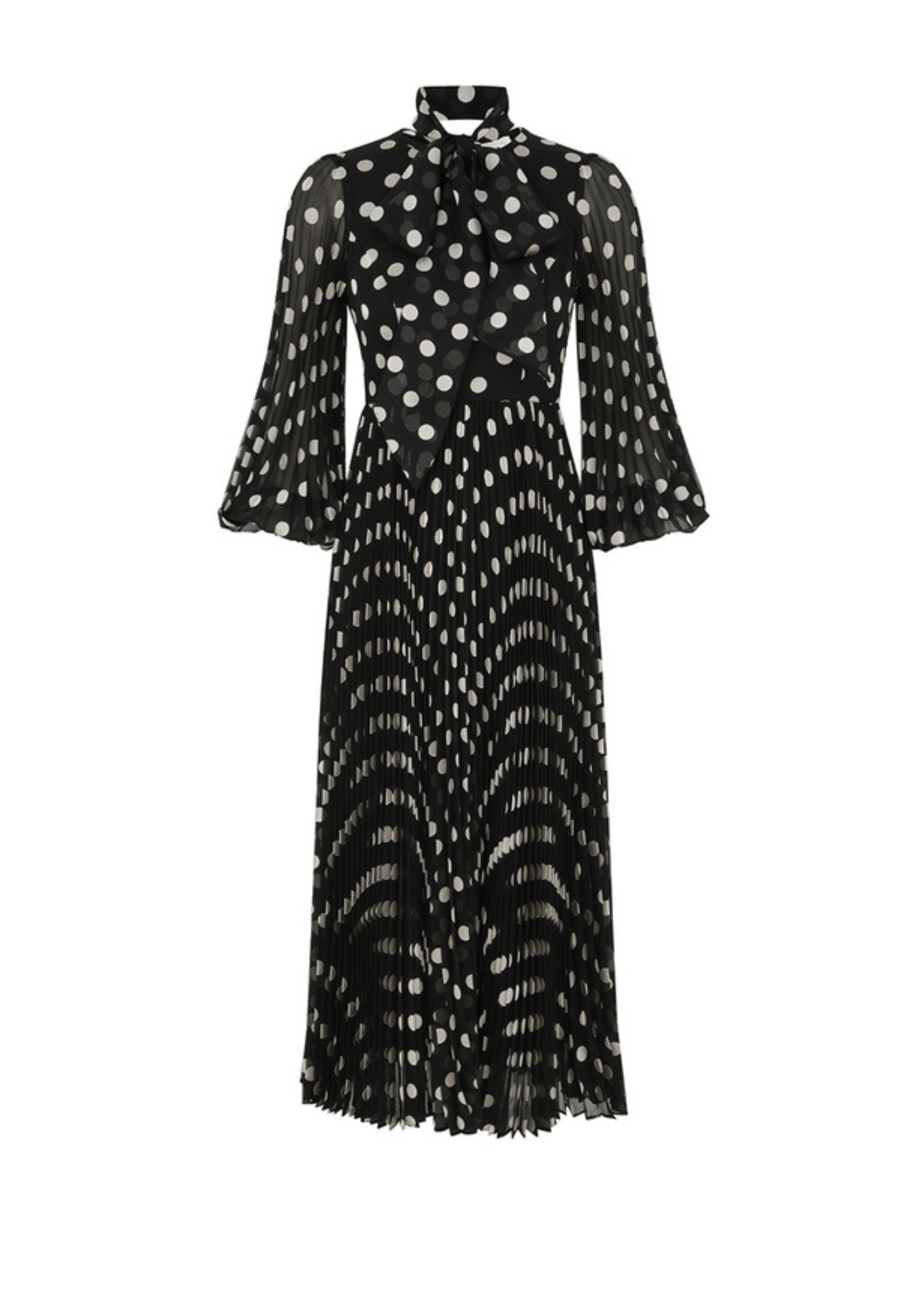 Zimmermann Pussybow Midi Dress - Vermillion