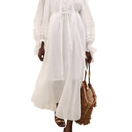 Zimmermann Rebellion Corded Billow Dress - Vermillion