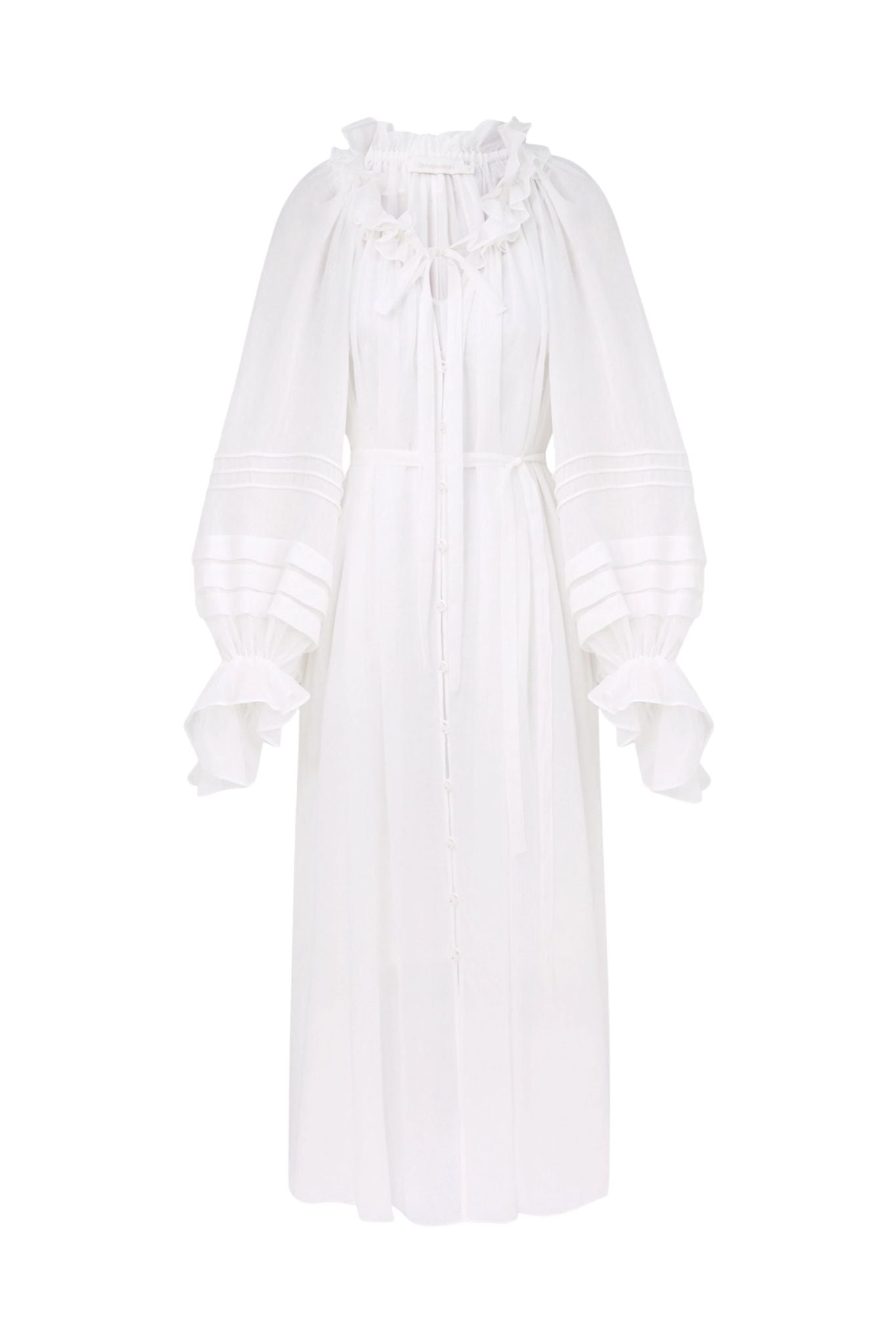 Zimmermann Rebellion Corded Billow Dress - Vermillion