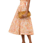 Zimmermann Rebellion Drape Midi Dress - Vermillion