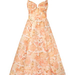 Zimmermann Rebellion Drape Midi Dress - Vermillion