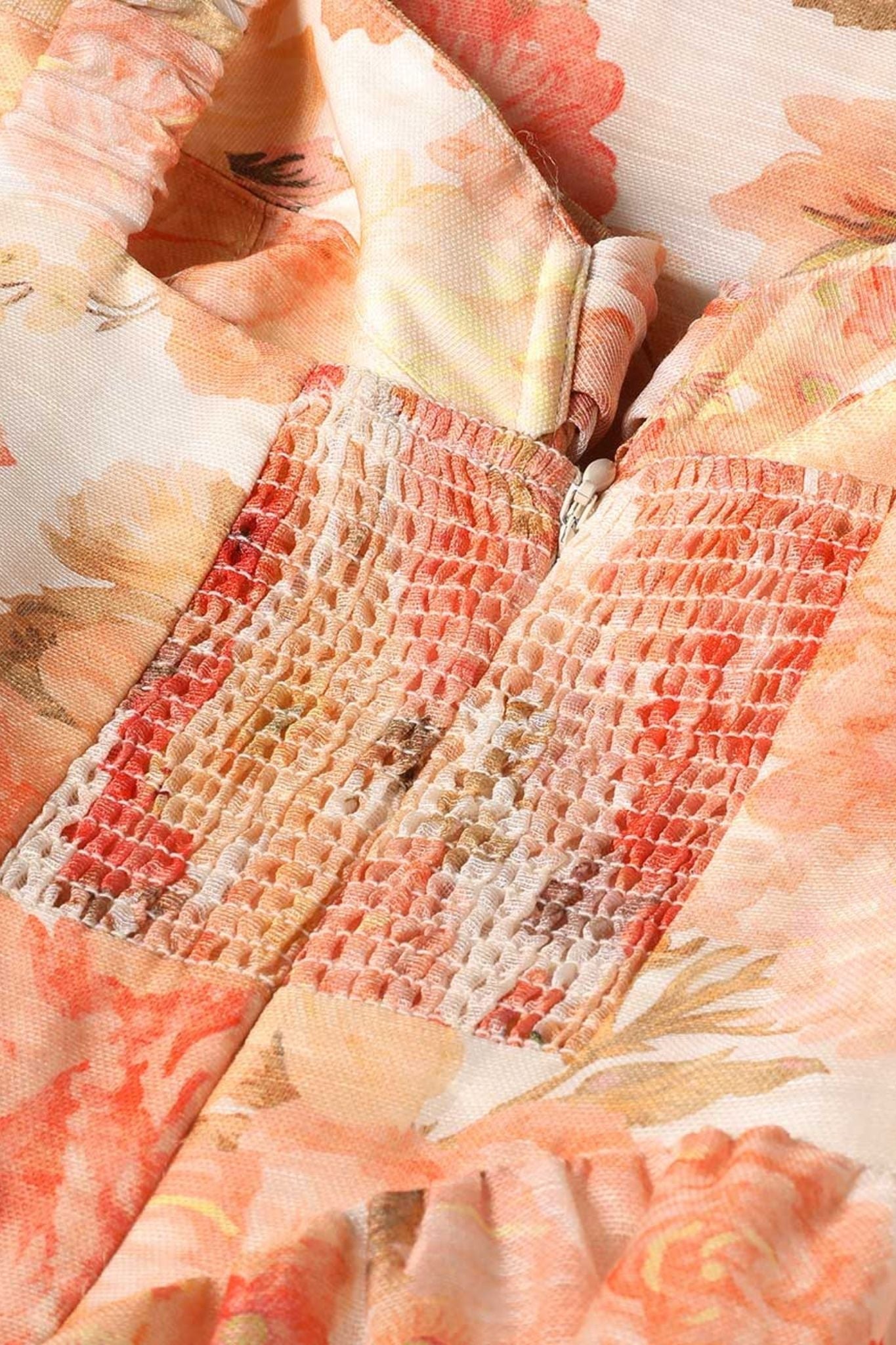 Zimmermann Rebellion Drape Midi Dress - Vermillion