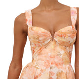 Zimmermann Rebellion Drape Midi Dress - Vermillion