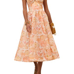 Zimmermann Rebellion Drape Midi Dress - Vermillion