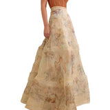 Zimmermann Rebellion Lantern Maxi Skirt - Vermillion