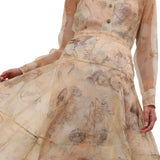 Zimmermann Rebellion Lantern Maxi Skirt - Vermillion