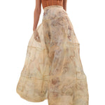 Zimmermann Rebellion Lantern Maxi Skirt - Vermillion