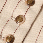 Zimmermann Rebellion Pinstripe Waistcoat - Vermillion