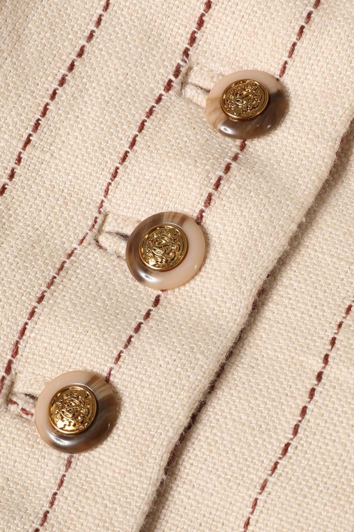 Zimmermann Rebellion Pinstripe Waistcoat - Vermillion