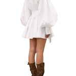 Zimmermann Rebellion Poplin Mini Dress - Vermillion