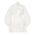 Zimmermann Rebellion Poplin Mini Dress - Vermillion