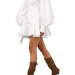 Zimmermann Rebellion Poplin Mini Dress - Vermillion