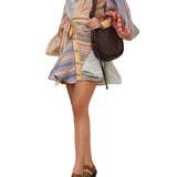 Zimmermann Rebellion Striped Mini Dress - Vermillion