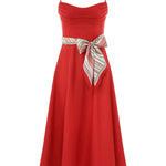 Zimmermann Rebellion Tuck Midi Dress - Vermillion