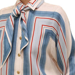 Zimmermann Relaxed Scarf Shirt - Vermillion