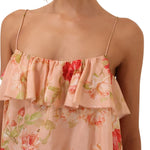 Zimmermann Roselight Frill Cami Top - Vermillion