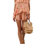 Zimmermann Roselight Frill Short - Vermillion