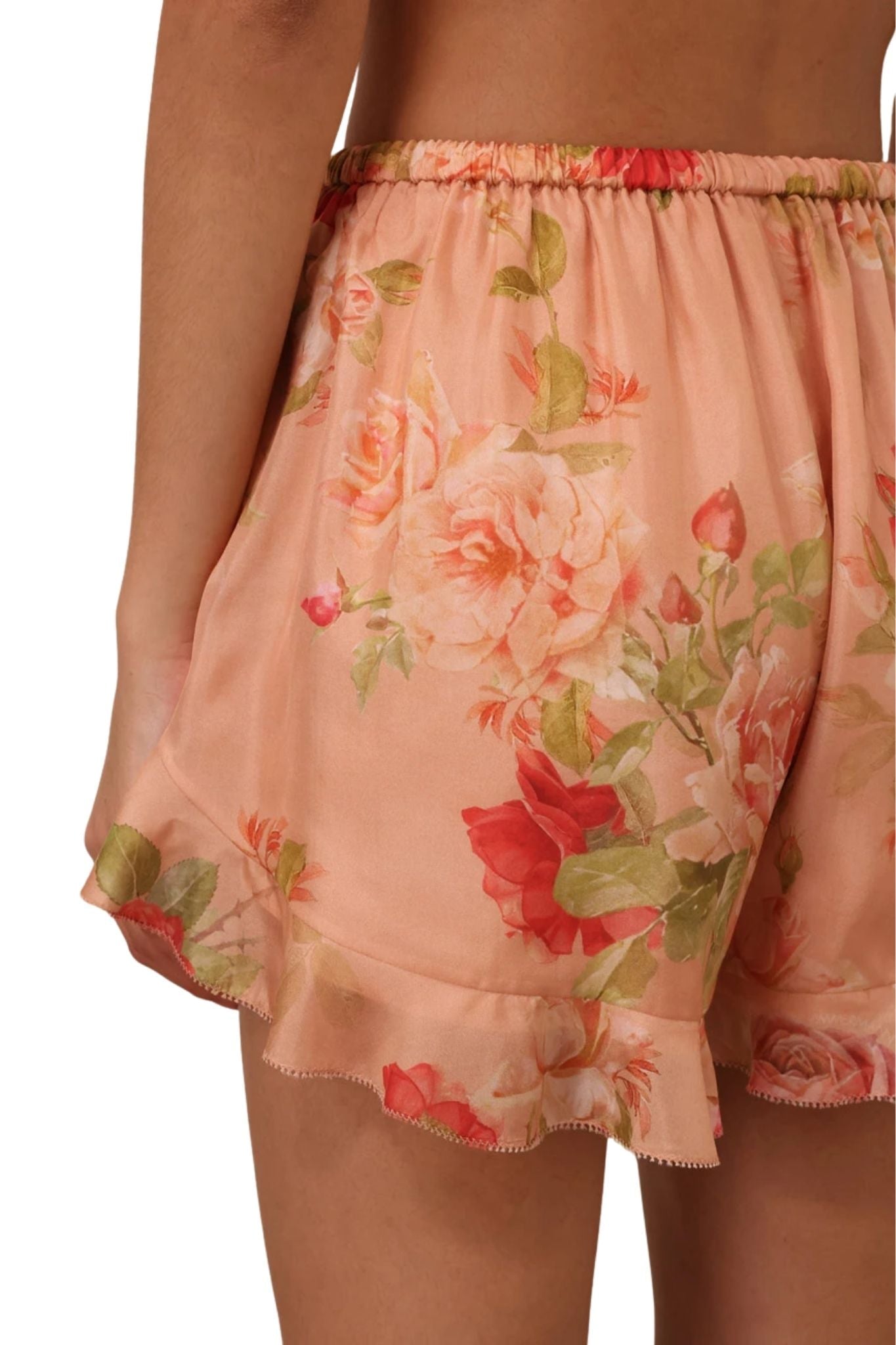Zimmermann Roselight Frill Short - Vermillion