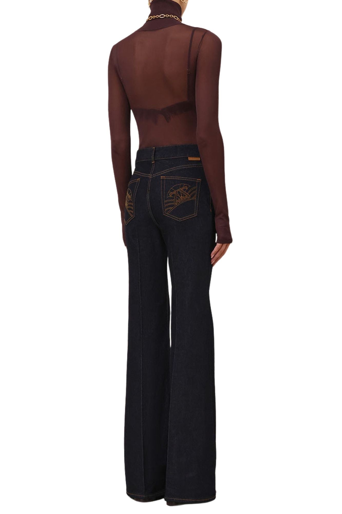 Zimmermann Slim Flare Jean - Vermillion
