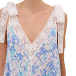 Zimmermann Solstice Lantern Mini Dress - Vermillion