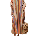 Zimmermann Solstice Tunic Midi Dress - Vermillion