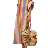 Zimmermann Solstice Tunic Midi Dress - Vermillion