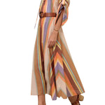 Zimmermann Solstice Tunic Midi Dress - Vermillion