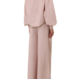 Zimmermann Stripe Billow Blouse - Vermillion