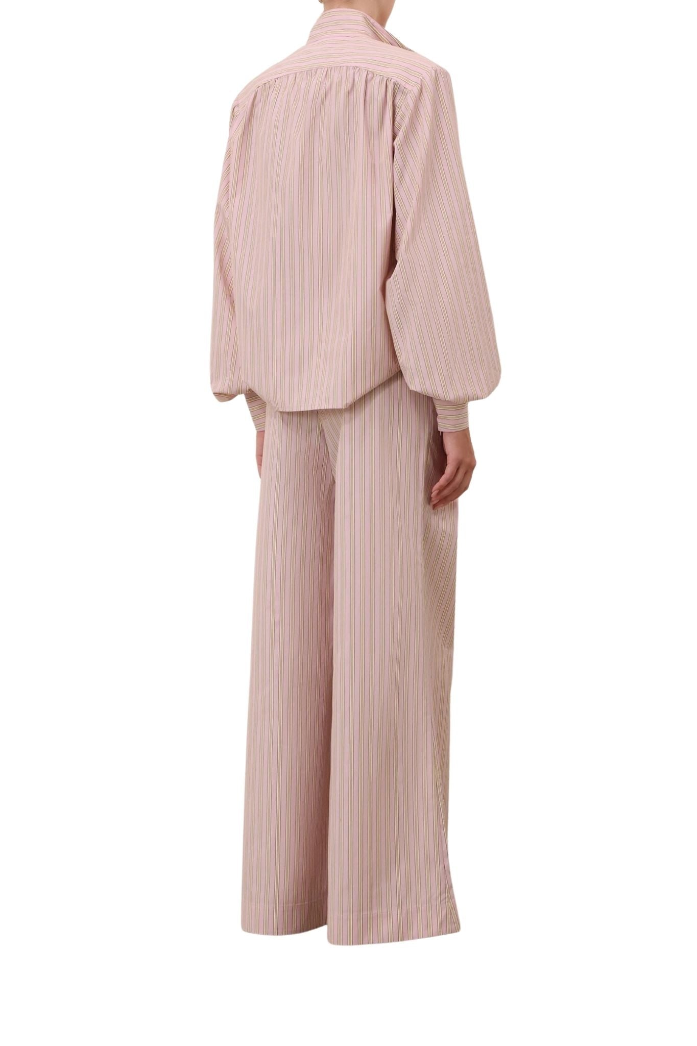 Zimmermann Stripe Billow Blouse - Vermillion