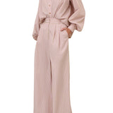 Zimmermann Stripe Billow Blouse - Vermillion