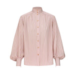 Zimmermann Stripe Billow Blouse - Vermillion