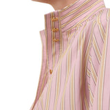 Zimmermann Stripe Billow Blouse - Vermillion